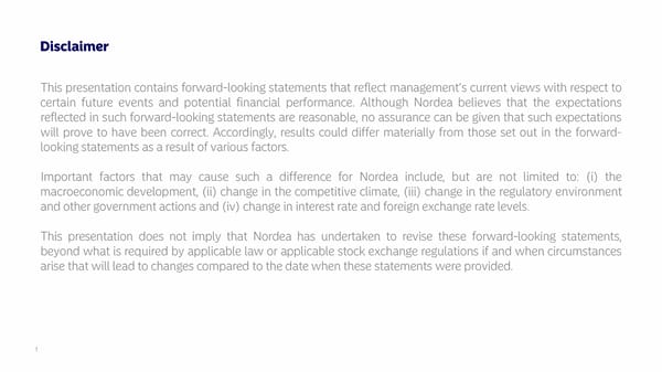 Half-year results 2023 | Nordea - Page 2