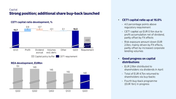 Half-year results 2023 | Nordea - Page 10